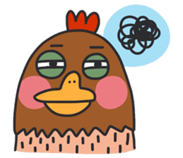 party crazy animals sticker #12915420