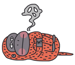 party crazy animals sticker #12915435