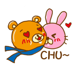 Wei Bear vs Mi Bunny sticker #12915502