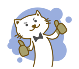 Odd Cat Snowy sticker #12916086