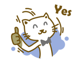 Odd Cat Snowy sticker #12916099