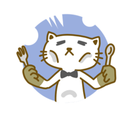 Odd Cat Snowy sticker #12916109