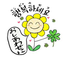 Korean-Japanese sunflower "tommy"~basic sticker #12916255