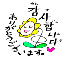 Korean-Japanese sunflower "tommy"~basic sticker #12916269