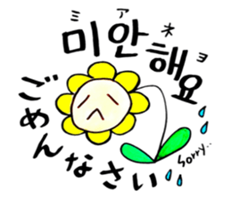 Korean-Japanese sunflower "tommy"~basic sticker #12916277