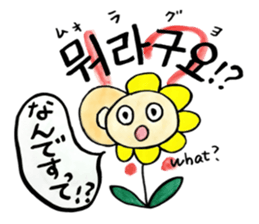 Korean-Japanese sunflower "tommy"~basic sticker #12916282