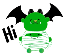 Halloween with Mochi People sticker #12916330