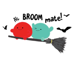 Halloween with Mochi People sticker #12916346