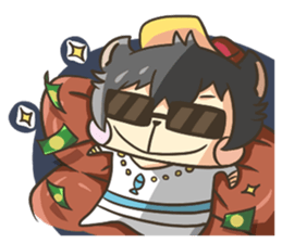 Curl cat-Part2 sticker #12916465