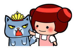 Nick cat and Flower's life sticker #12916648