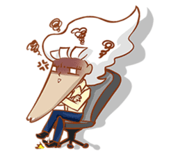 Chin girl.Have any chin can choose. sticker #12916768