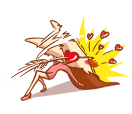 Chin girl.Have any chin can choose. sticker #12916773