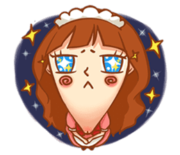 Chin girl.Have any chin can choose. sticker #12916790