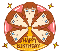 Chin girl.Have any chin can choose. sticker #12916791