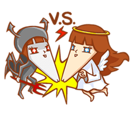 Chin girl.Have any chin can choose. sticker #12916793