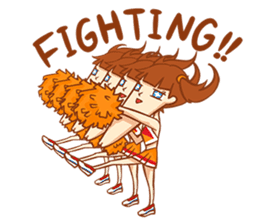 Chin girl.Have any chin can choose. sticker #12916795