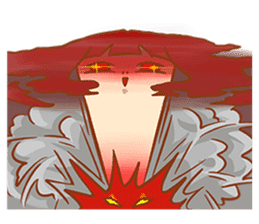 Chin girl.Have any chin can choose. sticker #12916804