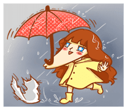 Chin girl.Have any chin can choose. sticker #12916805