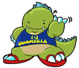 Guamzilla sticker #12916989