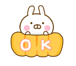 Rabbit Usahina Autumn sticker #12917168