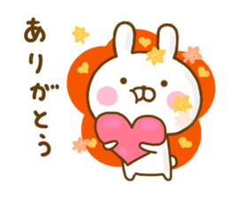 Rabbit Usahina Autumn sticker #12917181