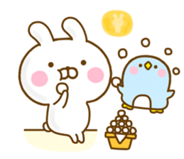 Rabbit Usahina Autumn sticker #12917203