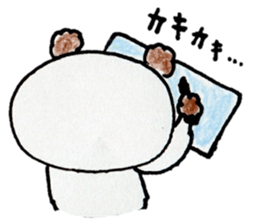 This bear has a sharp tongue the third. sticker #12917642