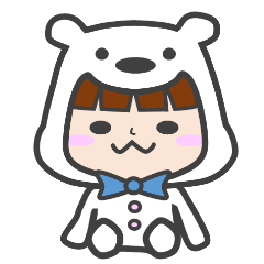 costume of a polar bear