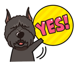 iinu - Bouvier des Flandres sticker #12919686