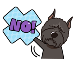 iinu - Bouvier des Flandres sticker #12919687