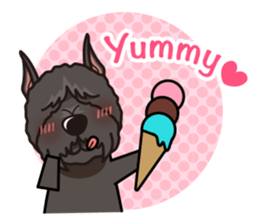 iinu - Bouvier des Flandres sticker #12919688