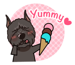 iinu - Bouvier des Flandres sticker #12919688