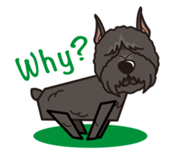 iinu - Bouvier des Flandres sticker #12919690