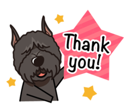 iinu - Bouvier des Flandres sticker #12919692