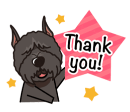 iinu - Bouvier des Flandres sticker #12919692