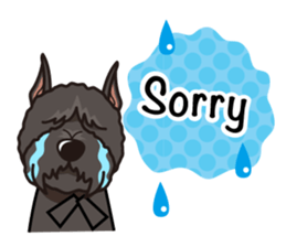 iinu - Bouvier des Flandres sticker #12919693