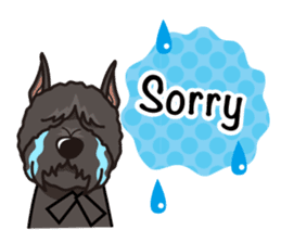 iinu - Bouvier des Flandres sticker #12919693