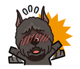 iinu - Bouvier des Flandres sticker #12919697