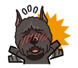 iinu - Bouvier des Flandres sticker #12919697