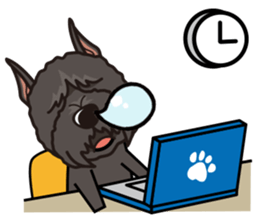 iinu - Bouvier des Flandres sticker #12919699