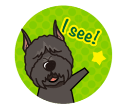 iinu - Bouvier des Flandres sticker #12919701