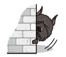 iinu - Bouvier des Flandres sticker #12919706