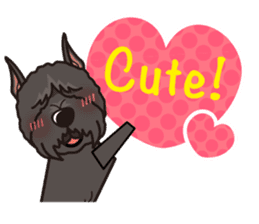 iinu - Bouvier des Flandres sticker #12919707