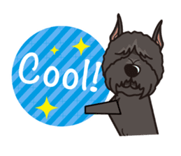iinu - Bouvier des Flandres sticker #12919708