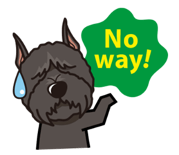 iinu - Bouvier des Flandres sticker #12919709