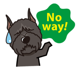 iinu - Bouvier des Flandres sticker #12919709