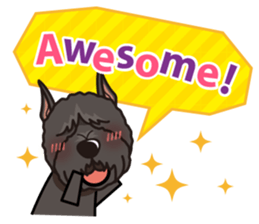 iinu - Bouvier des Flandres sticker #12919711