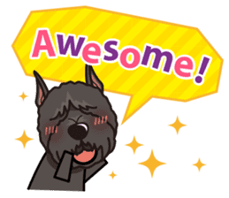 iinu - Bouvier des Flandres sticker #12919711