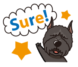 iinu - Bouvier des Flandres sticker #12919714