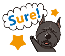 iinu - Bouvier des Flandres sticker #12919714